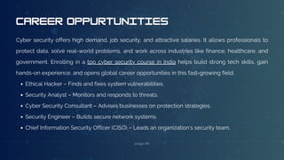 Discover the top cyber security courses in India to boost your career ...