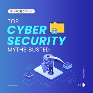 @infosectrain
CYBER
SECURITY
TOP
MYTHS BUSTED
#
l
e
a
r
n
t
o
r
i
s
e
 