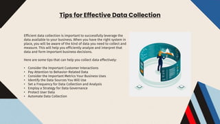 Top Data Collection Tips to Help You Unlock Your Business Potential | PPTX