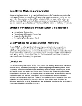 Top DeFi Marketing Trends Driving Sustainable Growth in 2026 | PDF