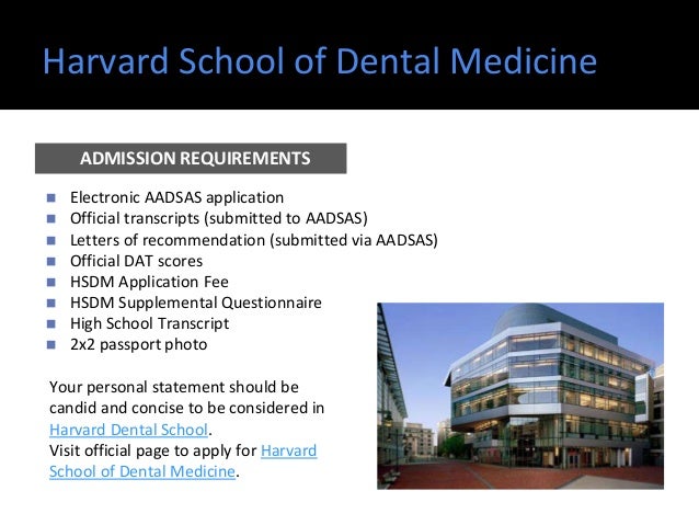 top dental schools admission requirements harvard dental school letter of recommendation
