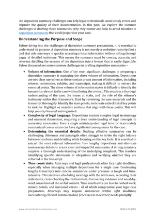 Top Deposition Summary Challenges and How to Overcome Them.pdf