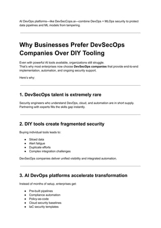 Top DevOps AI Tools Transforming Security & Automation in 2026 — And ...