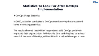 Top DevOps Trends And Statistics You Need To Know In 2023 | PPTX
