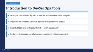 Top DevSecOps Tools and Their Role in Secure Software Development | PPTX