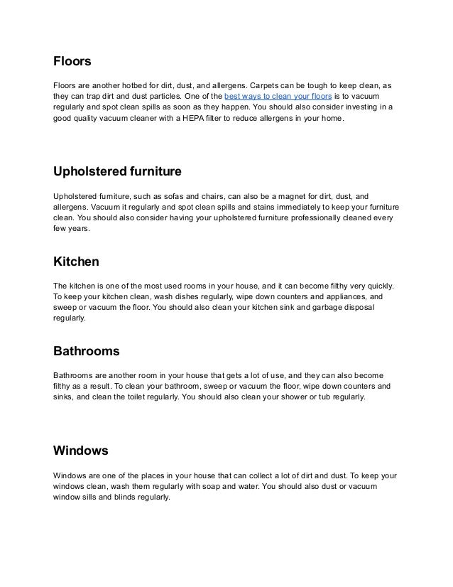 Top Dirtiest Places in your House.pdf