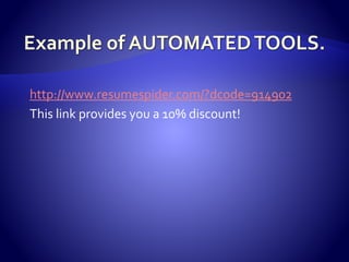  Make it daily, and read like your life depends on it.
Those that land quickly DEVOUR information.
 Subscribe to daily emails for meditation, prayer,
positive mental attitude, job search techniques, job
search articles, interview tips, SME content, etc.
 More recommended readings:
 “Notes From a Friend” byTony Robbins.
 “The Power of Six Sigma” by Subir Chowdhury.
 “ NO EXCUSES” by BrianTracy.
 