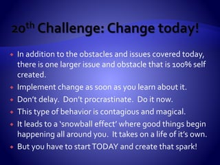  Do use OUTLOOK.This is critical.
 Do use LIVEINBOX (www.liveinbox.com)
 Do set up your email account using your first and last name with
no initials or abbreviations.
 Do use SimplyFile (www.techhit.com/simplyfile/)
 Do use LINKEDIN.com (Job seeker version—not free)
 Do use www.Gwabbit.com.
 Do have a COMPLETE signature in ALL emails (even replies)
including a brand that describes you.
 Do have a work type email ONLY (i.e. john.doe@gmail.com).
 Include FULL CONTACT DATA in ALL REPLIES (including
phone).
 
