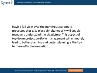 Top Down Approach to Project Portfolio Management - Why Is It Important ...