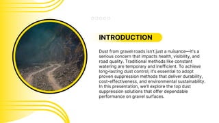 Top Dust Suppression Methods for Long-Lasting Results on Gravel Roads.pdf