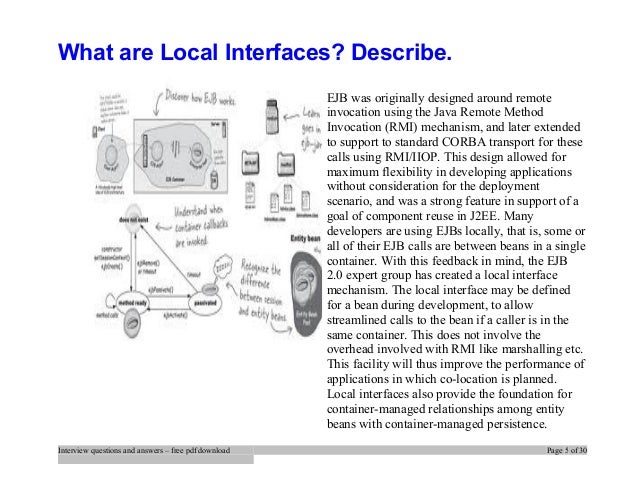 Ejb interview questions and answers pdf download