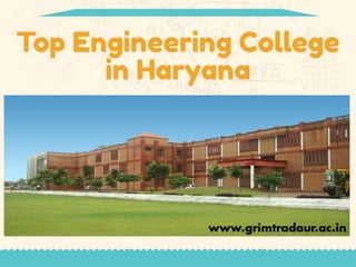 Top Engineering College in Haryana