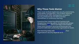 Top Ethical Hacking Tools Every Security Professional Should Know | PPTX