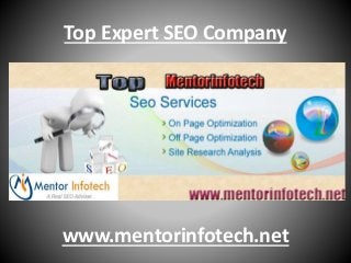 Top Expert SEO Company
www.mentorinfotech.net
 