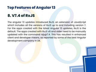 Top Features of Angular 13 | PDF