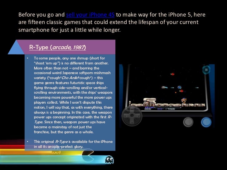 Top Fifteen Retrogame Apps for Your iPhone (Part 1)
