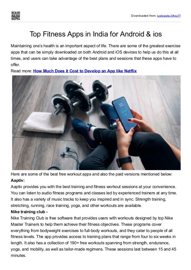 Top Fitness Apps in India for Android & ios