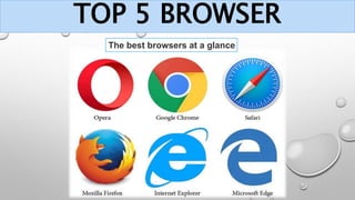 TOP 5 BROWSER
The best browsers at a glance
 