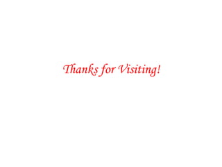 Thanks for Visiting! 