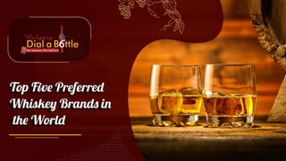 Top five whiskey brands in the world