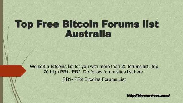 Free Bitcoin Forum - 
