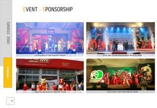 EVENT - SPONSORSHIP
19
 