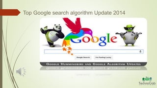 Top Google search algorithm Update 2014
 