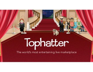 CONFIDENTIALCONFIDENTIAL
1
Tophatter
The world’s most entertaining live marketplace
 