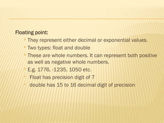 Comments are the elements that are ignored by compiler during. | PPTX