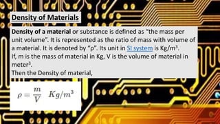 Physical Properties of Engineering Materials | PDF