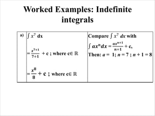 Integral Calculus Anti Derivatives reviewer | PDF