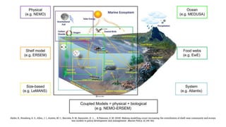 Hyder, K., Rossberg, A. G., Allen, J. I., Austen, M. C., Barciela, R. M., Bannister, H. J., ... & Paterson, D. M. (2015). Making modelling count-increasing the contribution of shelf-seas community and ecosys
tem models to policy development and management. Marine Policy, 61, 291-302.
 