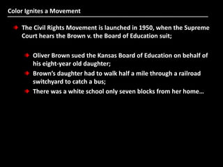 Topic.14 The Civil Rights Movement
