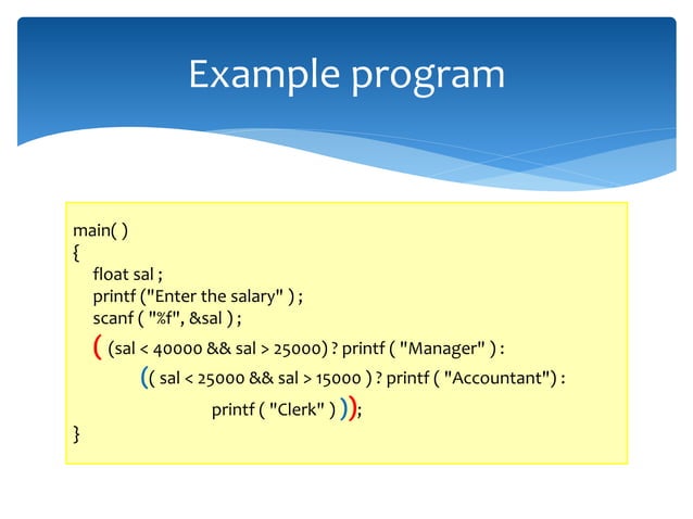 Logical and Conditional Operator In C language | PPT