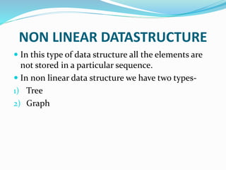 DATA STRUCTURE IN C LANGUAGE | PPT