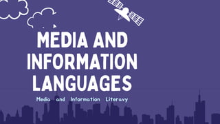 Media and Information Literavy
 