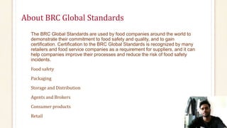 BRC (British retail consortium) | PPTX
