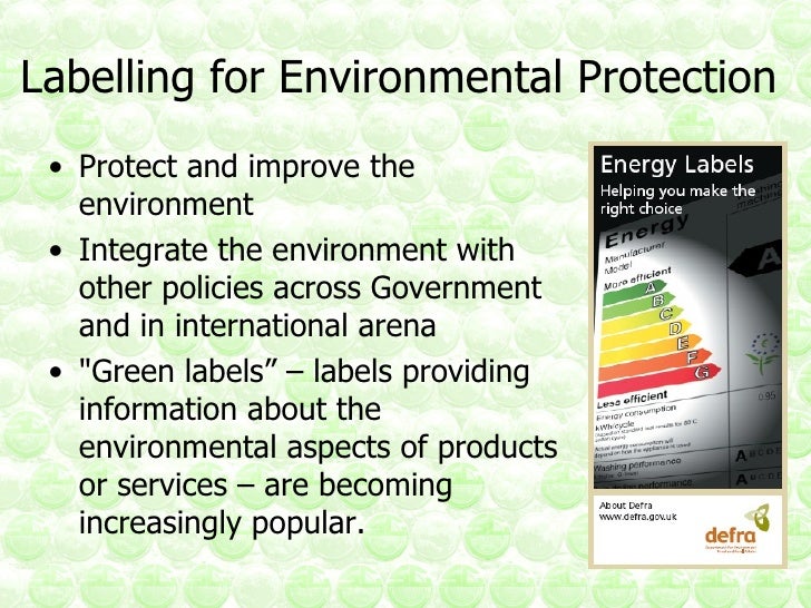 Topic 3 Eco Labelling