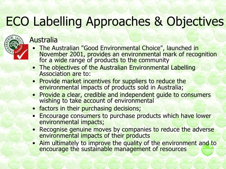 Topic 3 Eco Labelling