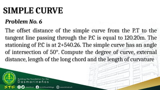 FUNDAMENTALS OF SURVERYING Simple-Curve (1).pptx