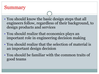 Technical Topics For Design Engineering Topic-4.pdf introduction to engineering design | PDF
