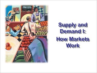 Supply and
Demand I:
How Markets
Work
 