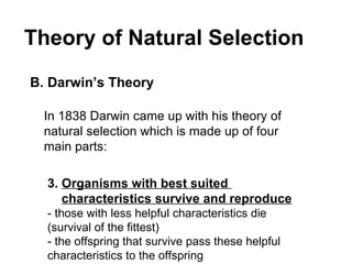 Topic 4 - Cell Theory and Natural Selection | PPT | Biological Sciences ...