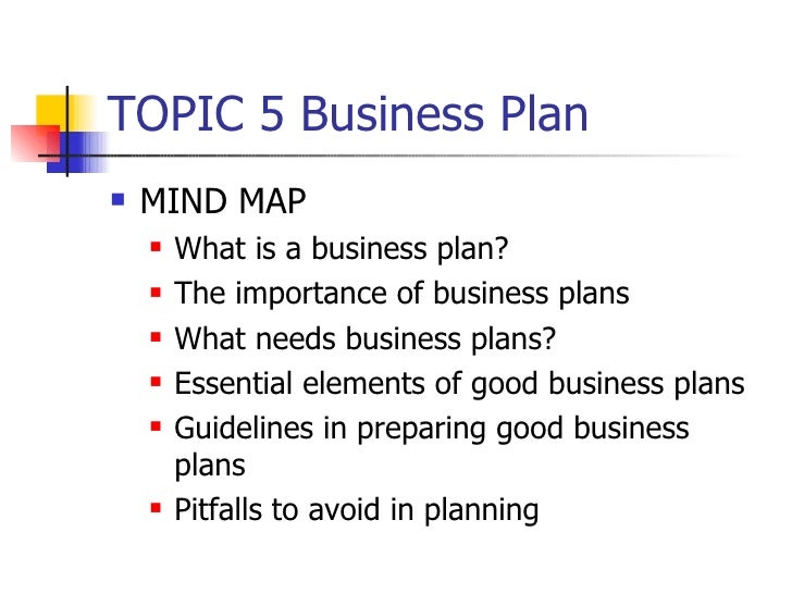 topic of company plan topic in business enterprise plan