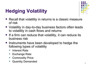 Topic 8 Managing Risk | PPT