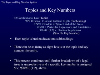 Key Numbers Law Topic And Key Numbers Complete Show | PPT
