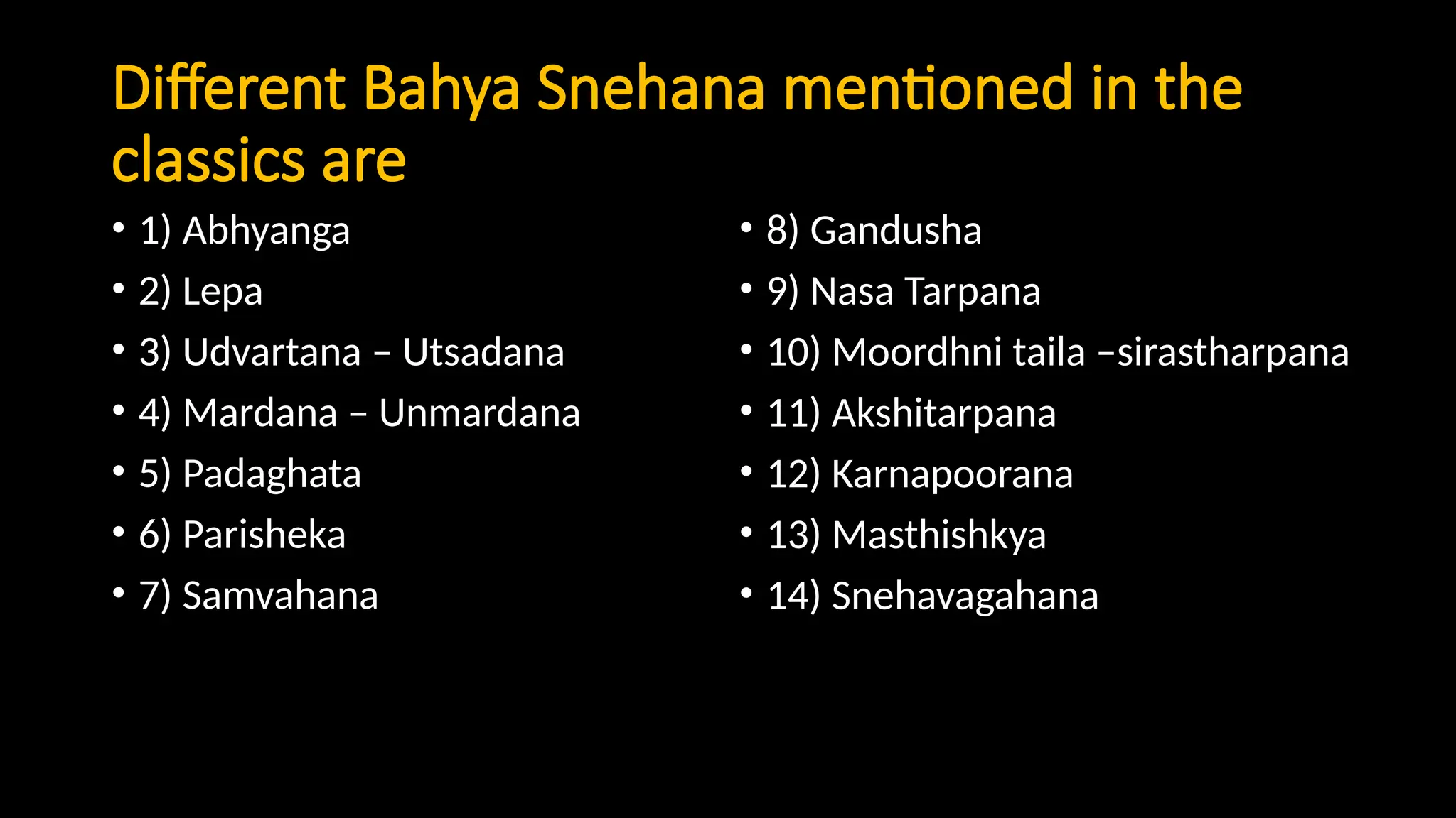 Topic- Bahya Snehan -abhyanga mode of action | PPTX