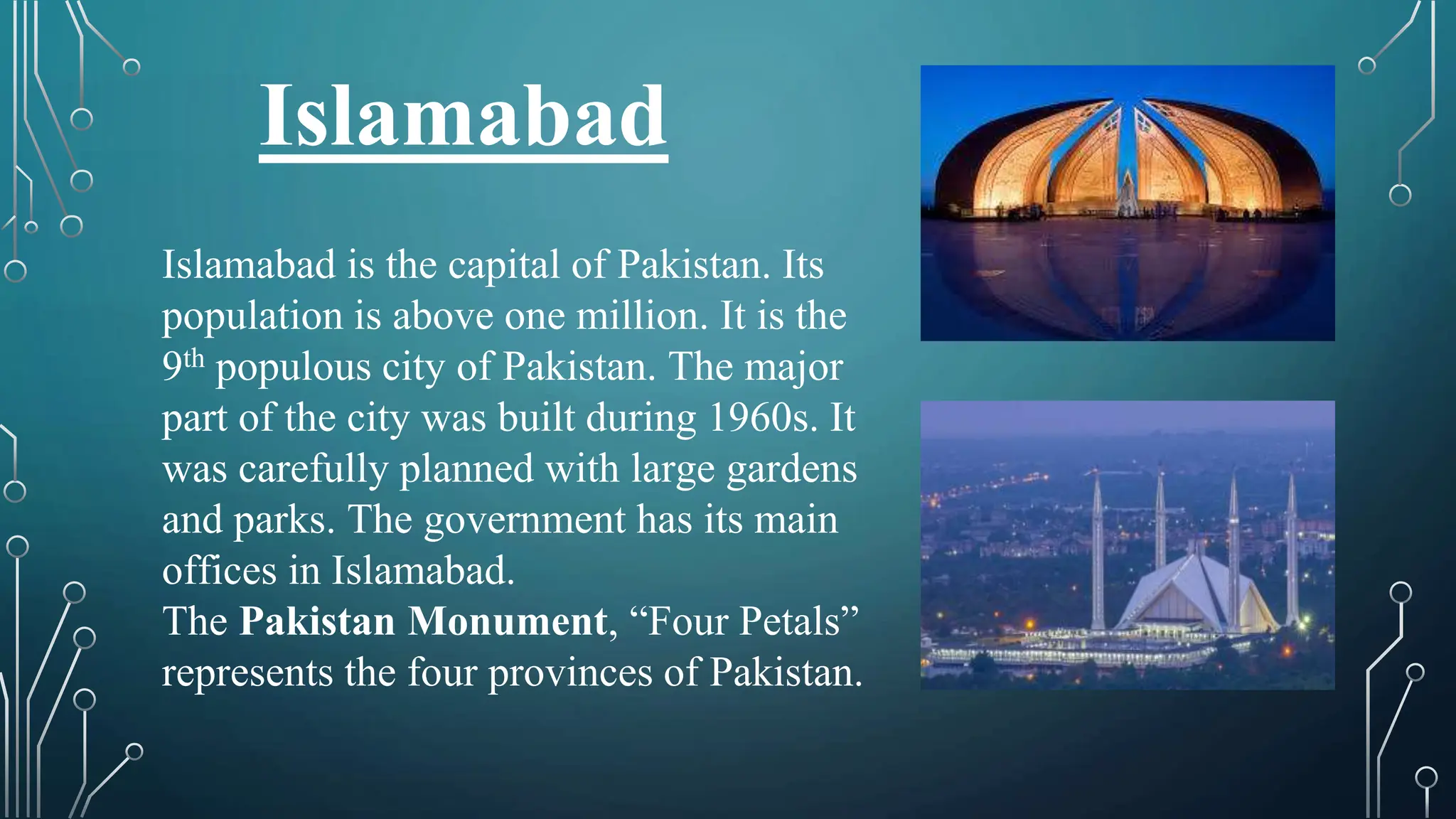 Pakistan Topic Topic - Presentation on Multiple Cities In Pakistan | PPTX