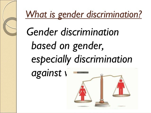 essay on discrimination based on gender religion class etc