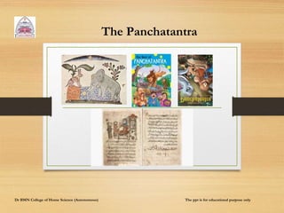 Topic - Source of World Fable Literature - The Panchatantra.pptx